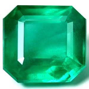 Szmaragd 3,45 ct, zielony, szlif szmaragdowy
