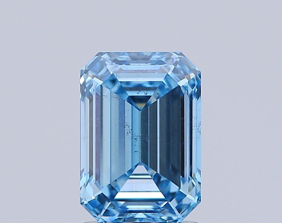 1.5 CT Fancy Vivid Blue EMERALD