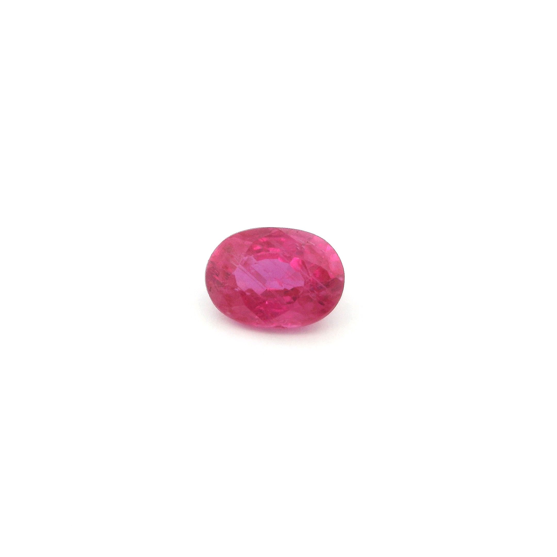 RUBY FACETED 0.94ct RED Medium Intense SI MOZAMBIQUE HEATED