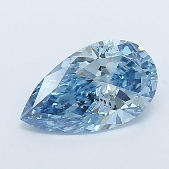 0.92 CT Fancy Vivid Blue PEAR