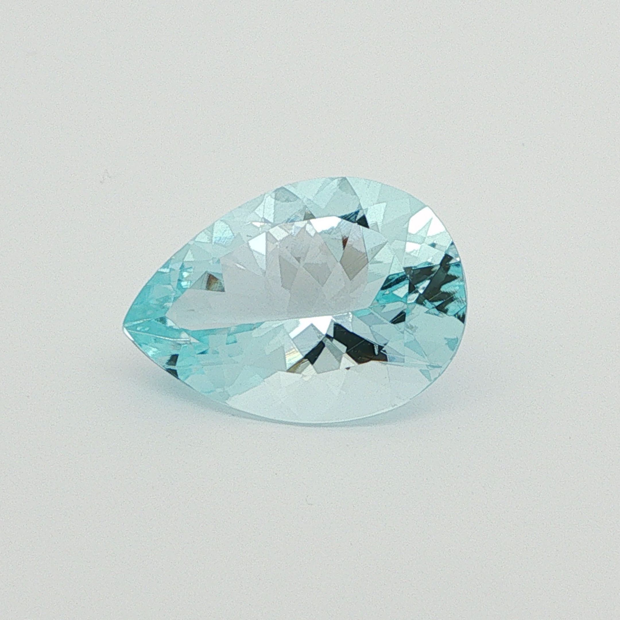 9.13 ct Pear aquamarine