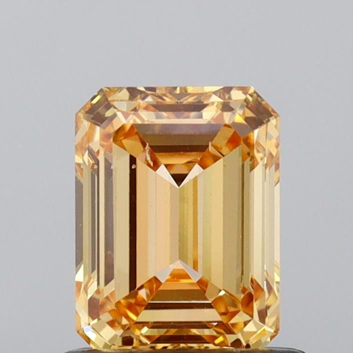 1.0 CT Fancy Vivid Yellow EMERALD