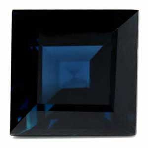 Szafir 2,60 ct, niebieski, szlif kwadratowy