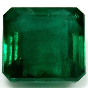 Szmaragd 7,35 ct, zielony, szlif szmaragdowy