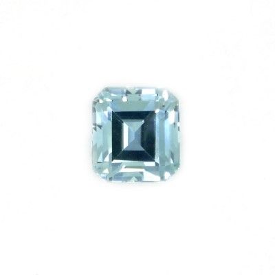 AQUAMARINE FACETED 4.52ct BLUE Blue,Green EC BRAZIL HEATED