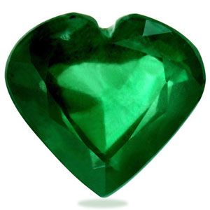 Szmaragd 6,97 ct, zielony, szlif serce