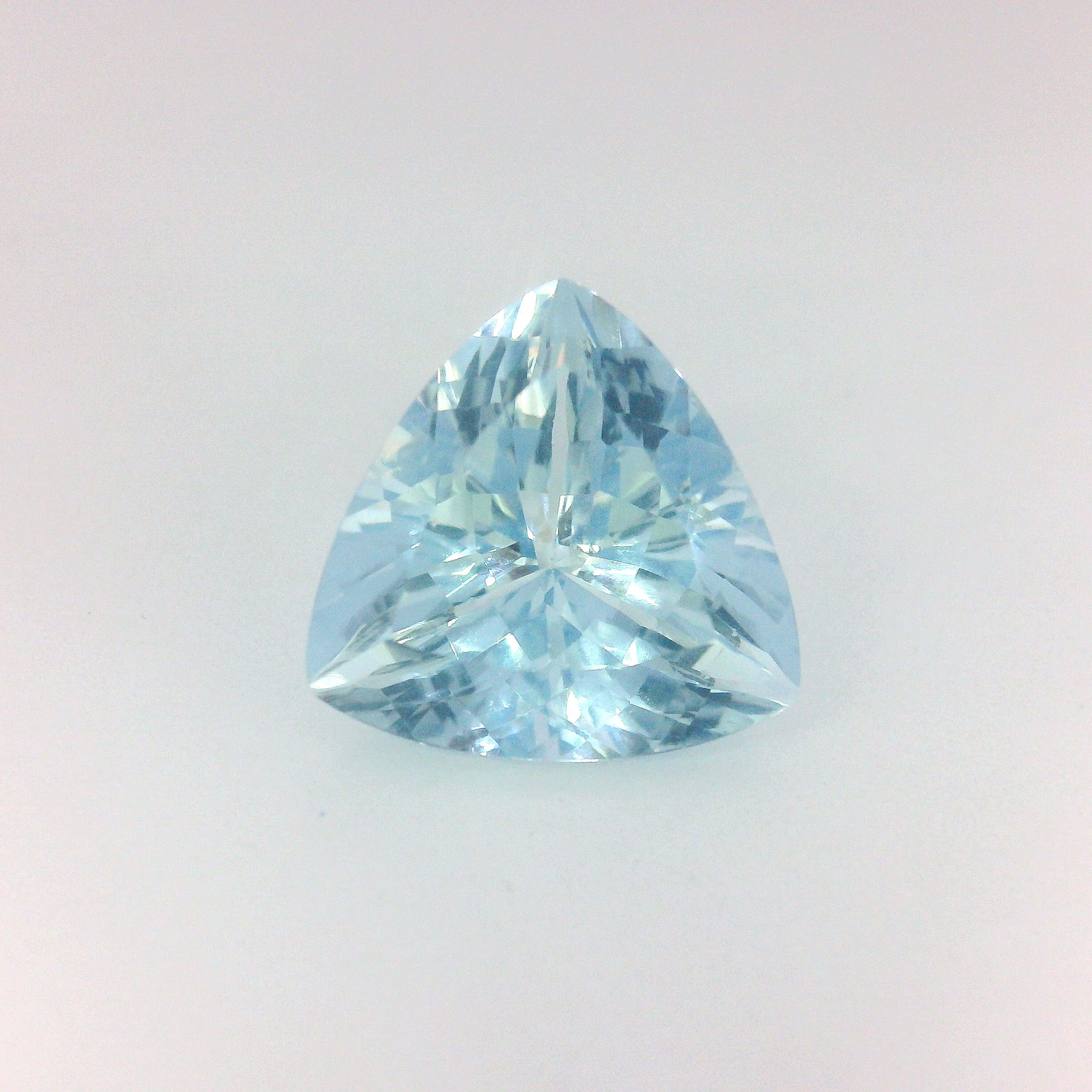 4.21 ct Triangular aquamarine