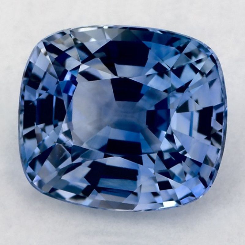 Szafir 5,24 ct, niebieski, szlif cushion