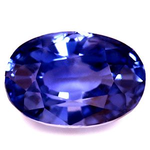 Szafir 2,30 ct, niebieski, szlif owalny