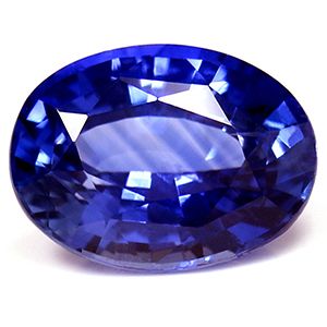 Szafir 1,61 ct, niebieski, szlif owalny