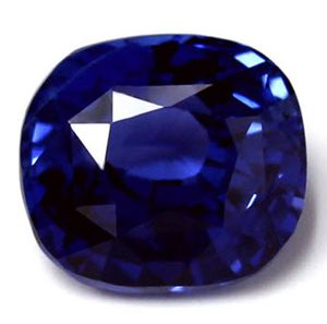 Szafir 5,07 ct, niebieski, szlif cushion