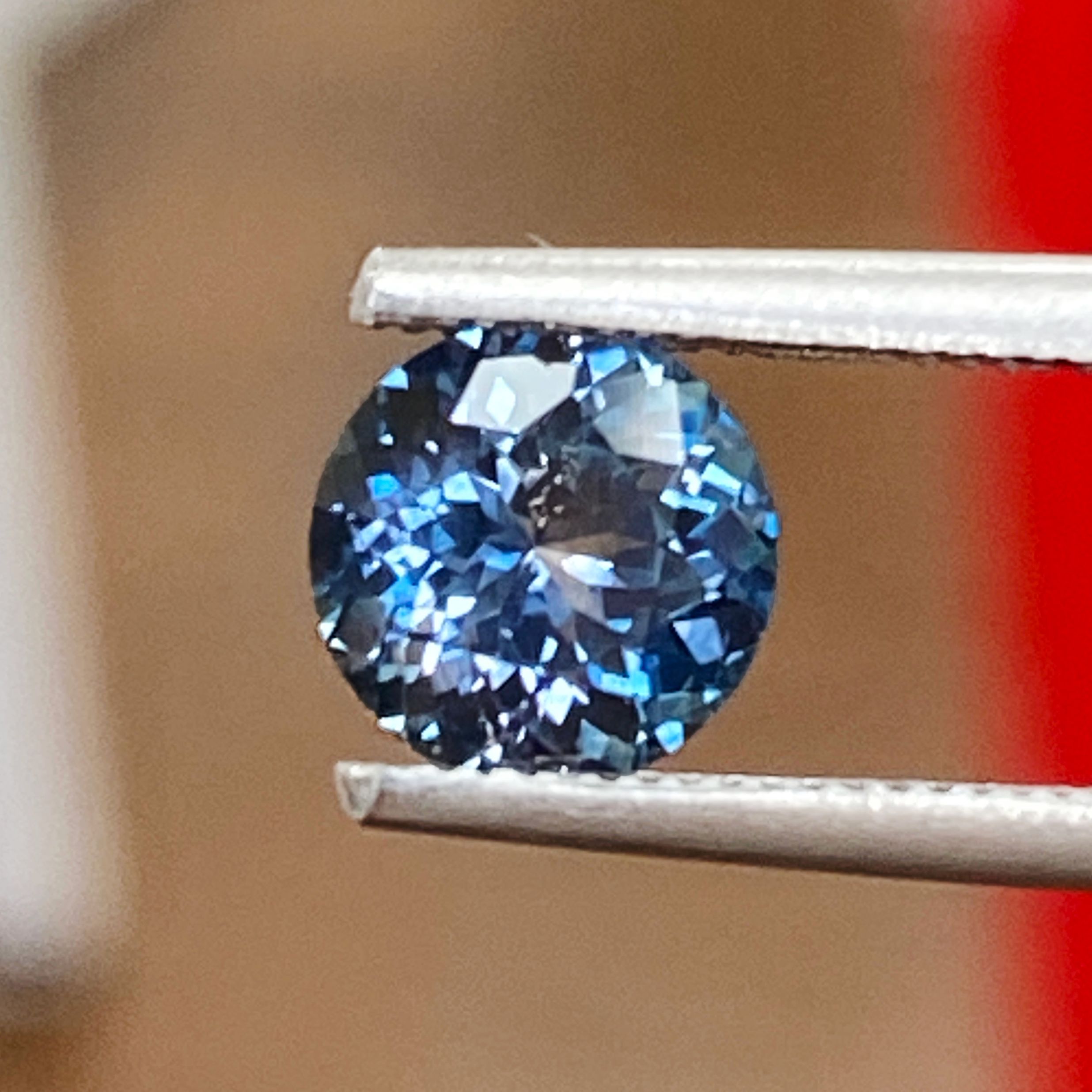 SAPPHIRE FACETED 0.92ct GREEN Blue Green EC UNITEDSTATES HEATED