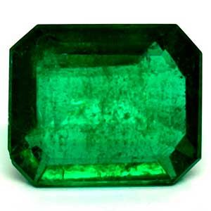 Szmaragd 1,86 ct, zielony, szlif szmaragdowy
