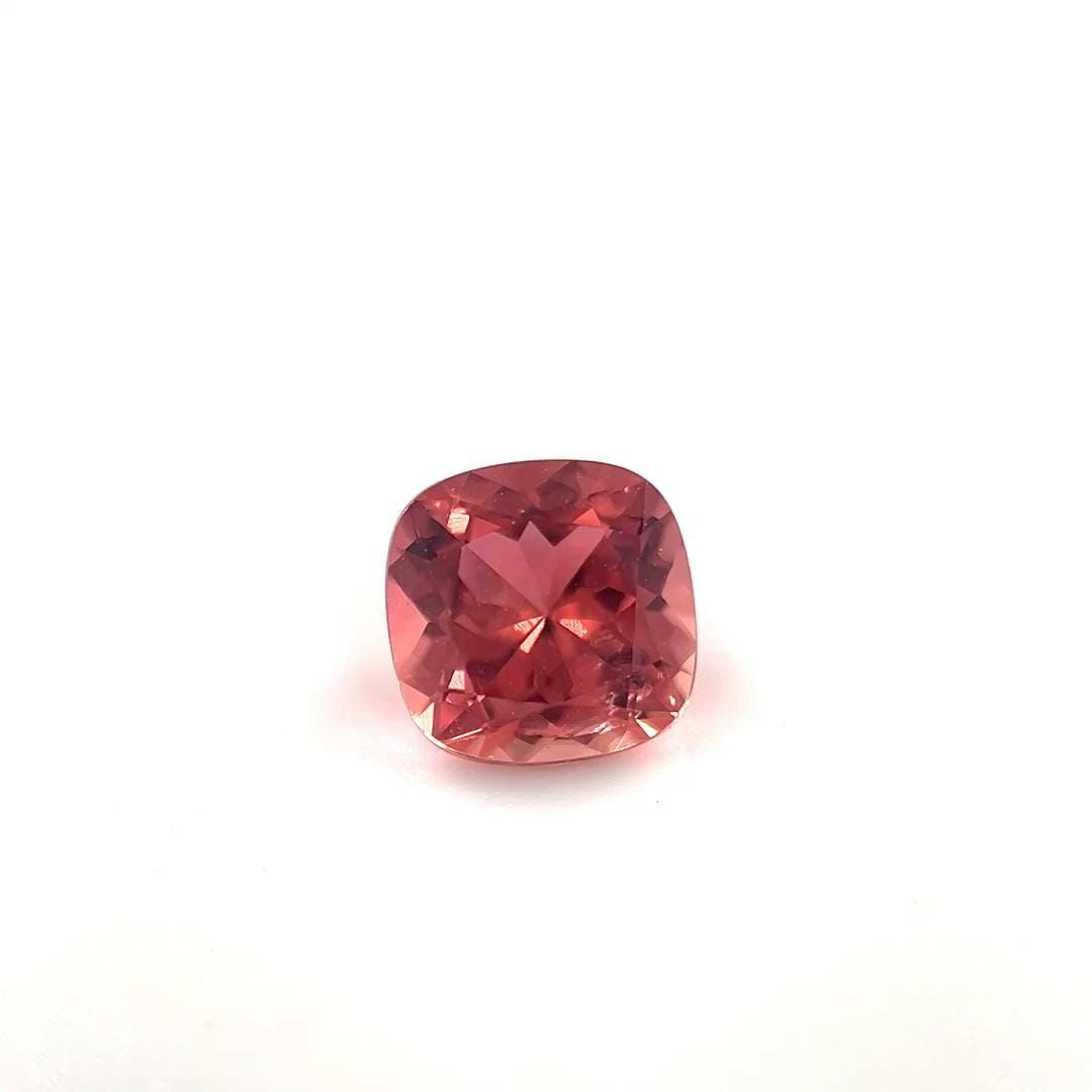 Turmalin 1,27 ct, różowy, szlif cushion