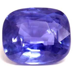 Szafir 2,49 ct, niebieski, szlif cushion