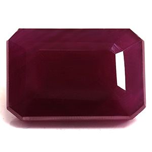 Rubin 8,08 ct, czerwony, szlif szmaragdowy
