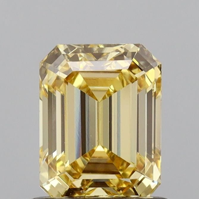 1.0 CT Fancy Vivid Yellow EMERALD