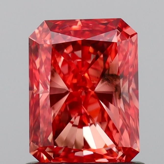 1.04 CT Fancy Vivid Orangey Pink RADIANT
