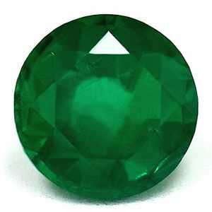 Szmaragd 1,26 ct, zielony, szlif okrągły