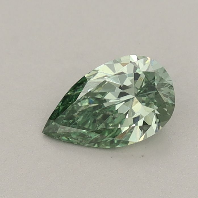 0.43 CT Fancy Vivid Green PEAR