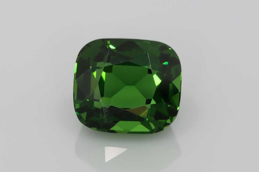 Turmalin 4,11 ct, zielony, szlif cushion