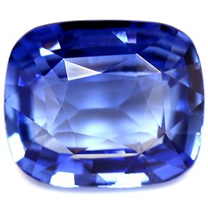 Szafir 3,08 ct, niebieski, szlif cushion