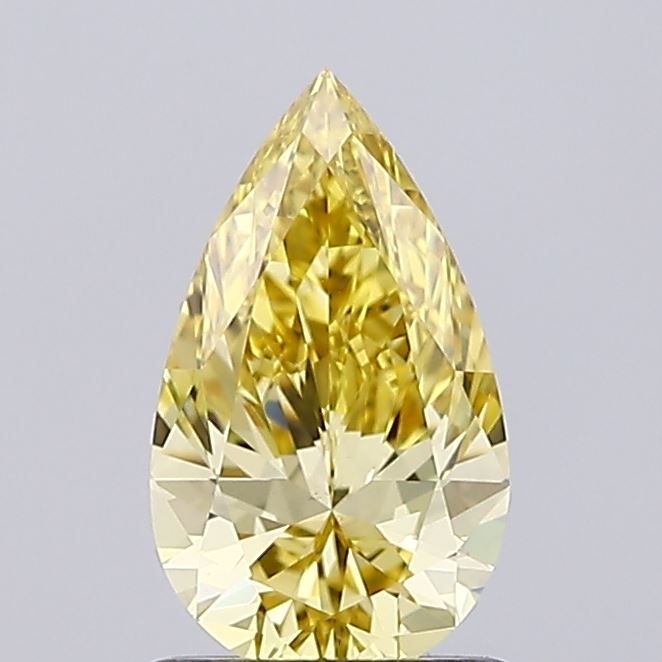 1.01 CT Fancy Intense Yellow PEAR