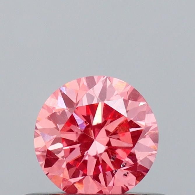 0.41 CT Fancy Vivid Pink ROUND
