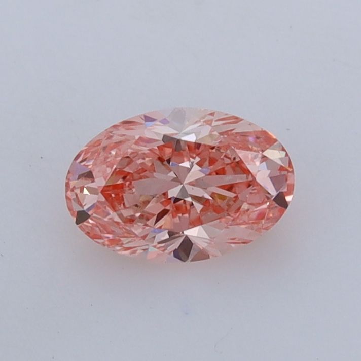 0.59 CT Fancy Intense Pink OVAL
