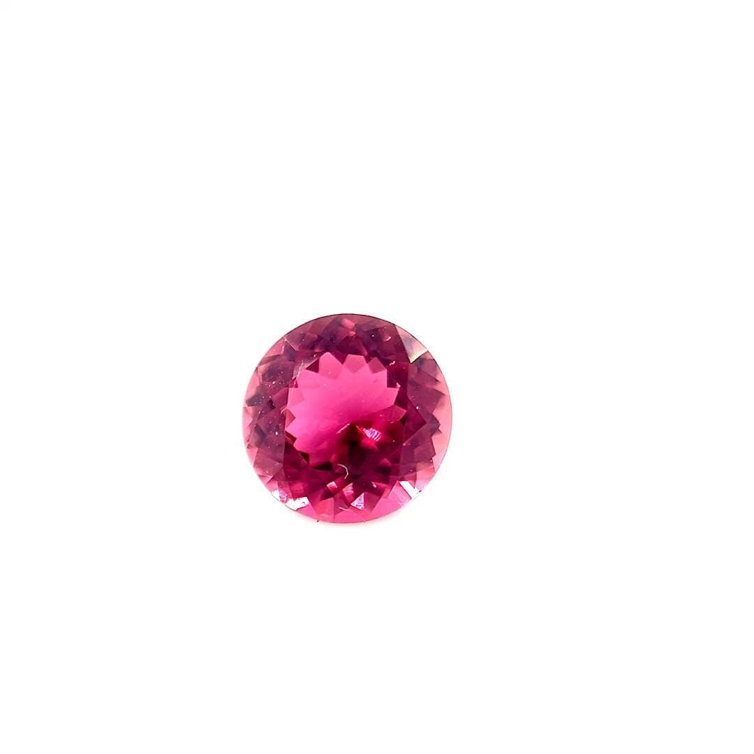 Turmalin 1,20 ct, różowy, szlif okrągły