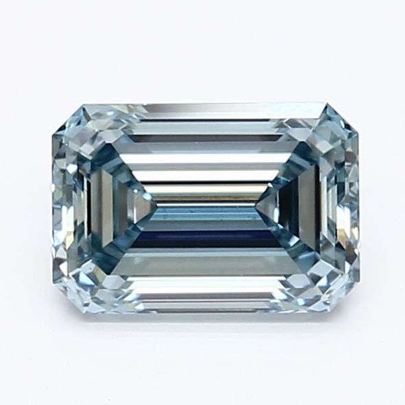 1.08 CT Fancy Intense Blue EMERALD