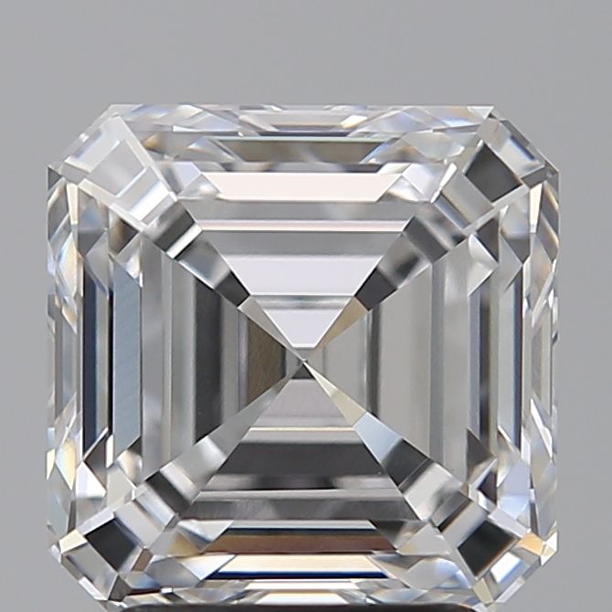 Diamant Asscher 3.09 ct - Couleur D - Pureté VVS2