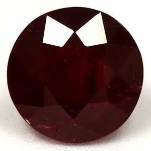 RUBY FACETED 1.07ct RED Deep Red SI REST_OF_AFRICA HEATED