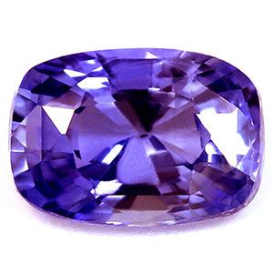 Szafir 1,40 ct, niebieski, szlif cushion