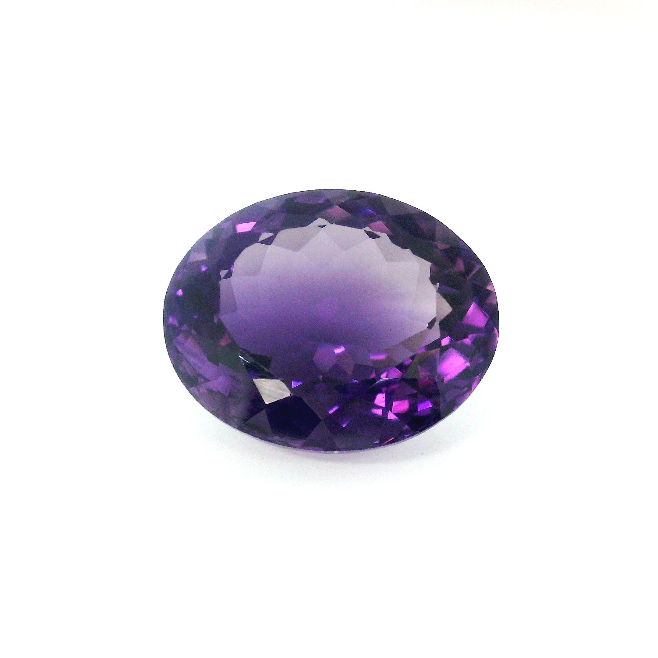 Ametyst 16,15 ct, purpurowy, szlif owalny