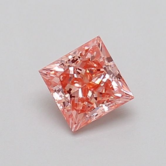 0.43 CT Fancy Intense Pinkish Orange PRINCESS