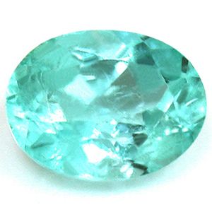 TOURMALINE FACETED 0.39ct GREEN Greenish Blue SI MOZAMBIQUE HEATED