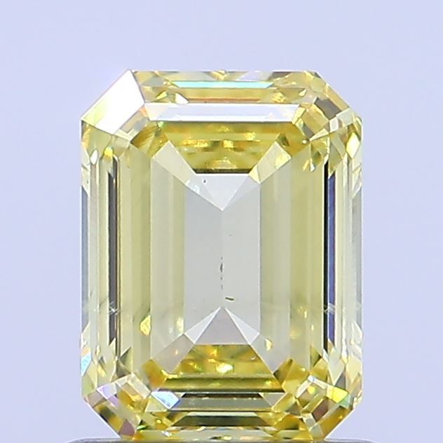 0.83 CT Fancy Intense Yellow EMERALD