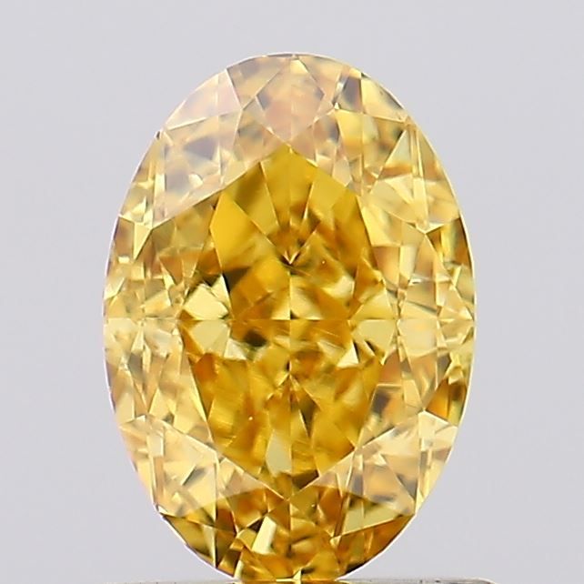 1.04 CT Fancy Vivid Yellow OVAL