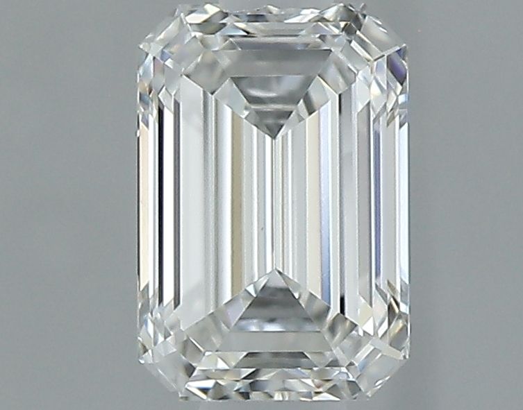 Prírodný diamant emerald, VS2, F,... Prírodný diamant emerald, VS2, F,...