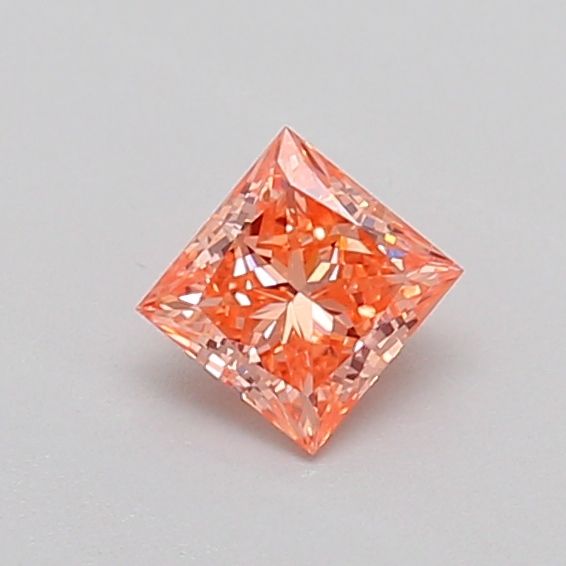 0.34 CT Fancy Intense Orange PRINCESS