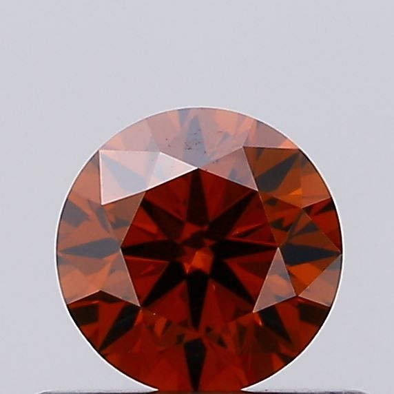 0.4 CT Fancy Deep Brownish Orange ROUND