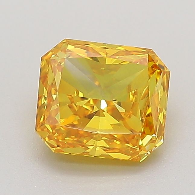 1.06 CT Fancy Vivid Orangey Yellow RADIANT