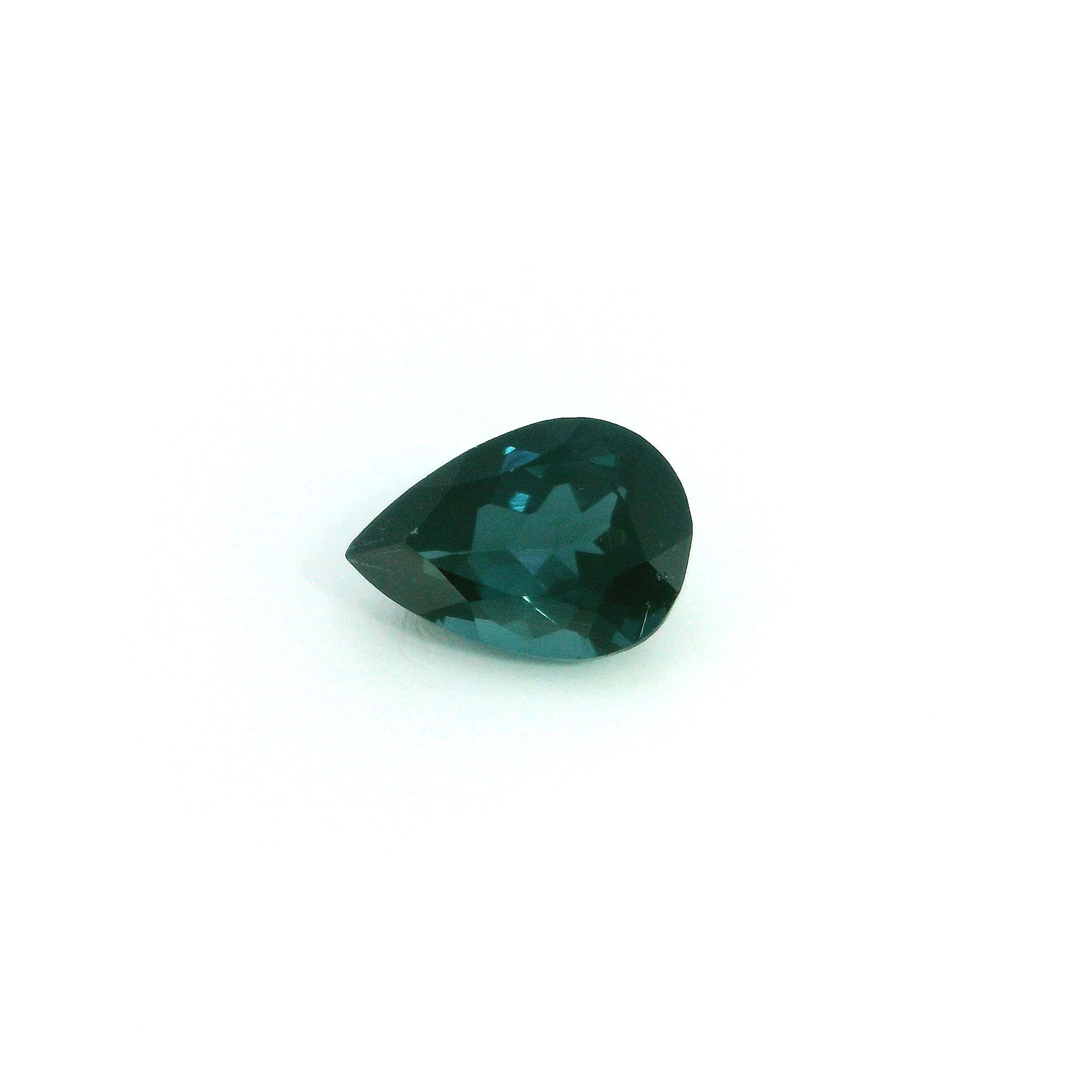 Turmalin 1,14 ct, niebieski, szlif gruszka