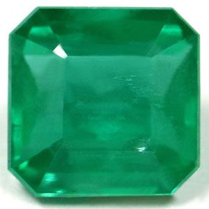 Szmaragd 3,29 ct, zielony, szlif szmaragdowy