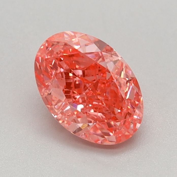 0.61 CT Fancy Vivid Pink OVAL