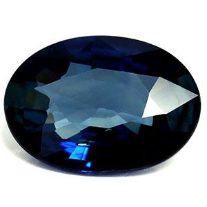 Szafir 1,19 ct, niebieski, szlif owalny