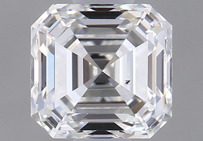 Prírodný diamant štvorcový emerald,... Prírodný diamant štvorcový emerald,...