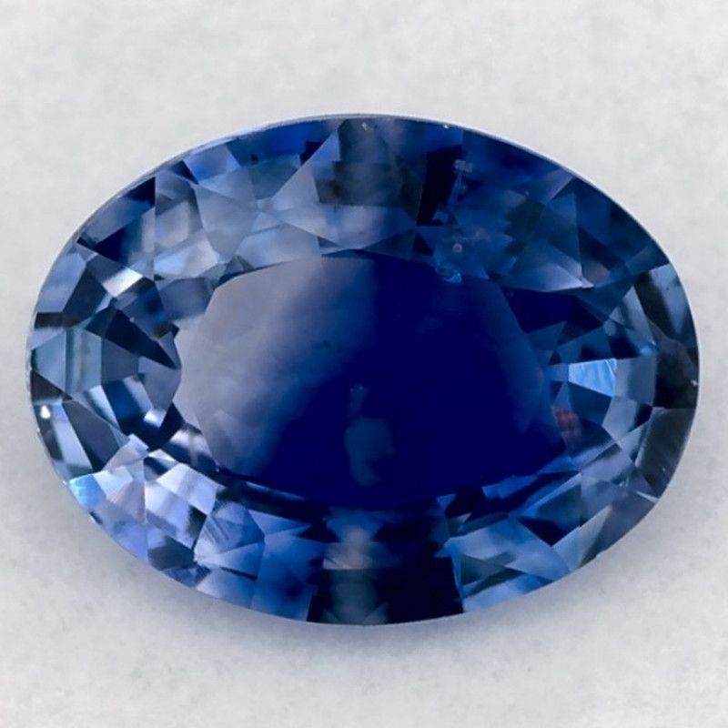 Szafir 1,17 ct, niebieski, szlif owalny