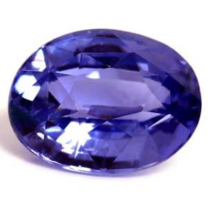 Szafir 1,01 ct, niebieski, szlif owalny